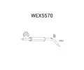Střední tlumič výfuku QWP ‐ QWP WEX5570  Střední tlumič výfuku QWP ‐ QWP WEX5570