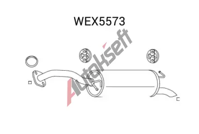 QWP Zadn� tlumi� v�fuku QWP WEX5573, WEX5573