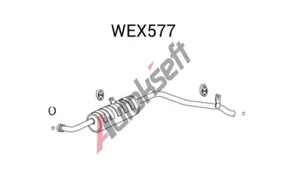QWP St�edn� tlumi� v�fuku QWP WEX577, WEX577