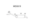 Zadní tlumič výfuku QWP ‐ QWP WEX619  Zadní tlumič výfuku QWP ‐ QWP WEX619