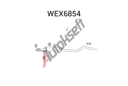 QWP Stedn tlumi vfuku QWP WEX6854, WEX6854