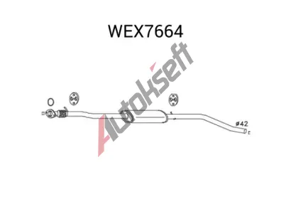 QWP St�edn� tlumi� v�fuku QWP WEX7664, WEX7664