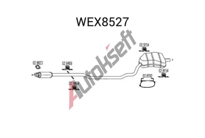 QWP Zadn� tlumi� v�fuku QWP WEX8527, WEX8527