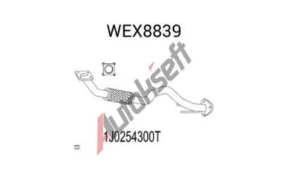 QWP Vfukov trubka QWP WEX8839, WEX8839