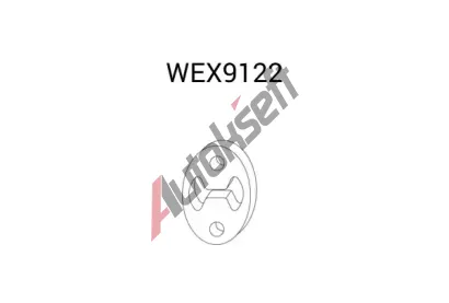 QWP Zarážka tlumiče výfuku QWP WEX9122, WEX9122  QWP Zarážka tlumiče výfuku QWP WEX9122, WEX9122