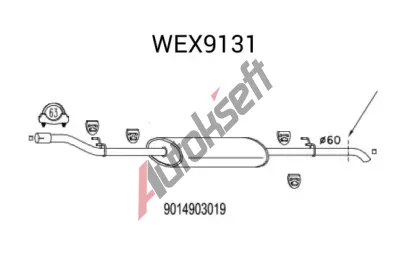 QWP Stedn tlumi vfuku QWP WEX9131, WEX9131