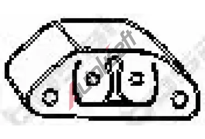 QWP Zarážka tlumiče výfuku QWP WEX9137, WEX9137 QWP Zarážka tlumiče výfuku QWP WEX9137, WEX9137