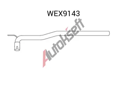 QWP Opravné potrubí katalyzátoru QWP WEX9143, WEX9143  QWP Opravné potrubí katalyzátoru QWP WEX9143, WEX9143