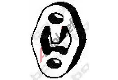 QWP Zarážka tlumiče výfuku QWP WEX9380, WEX9380 QWP Zarážka tlumiče výfuku QWP WEX9380, WEX9380