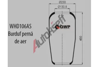 QWP M�ch pneumatick�ho odpru�en� QWP WHD106AS, 67143