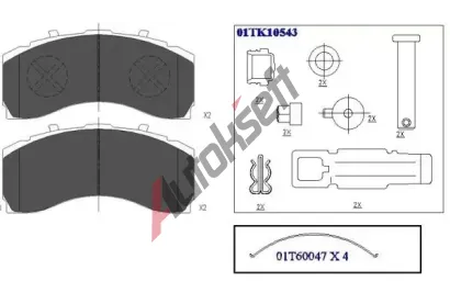 QWP Sada brzdov�ch desti�ek QWP WHD125BP, WHD125BP