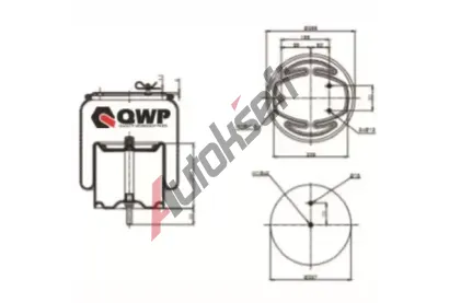 QWP M�ch pneumatick�ho odpru�en� QWP WHD317AS, WHD317AS