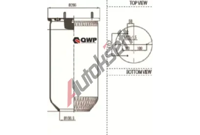 QWP M�ch pneumatick�ho odpru�en� QWP WHD335AS, 1900811CC811MB