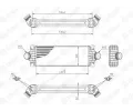 Chladič vzduchu intercooler QWP ‐ QWP WIC124  Chladič vzduchu intercooler QWP ‐ QWP WIC124