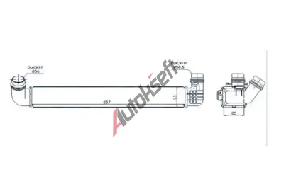 QWP Chladi� vzduchu intercooler QWP WIC160, WIC160