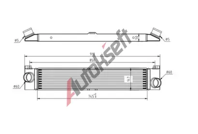 QWP Chladič vzduchu intercooler QWP WIC161, WIC161 QWP Chladič vzduchu intercooler QWP WIC161, WIC161