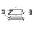 Chladič vzduchu intercooler QWP ‐ QWP WIC173  Chladič vzduchu intercooler QWP ‐ QWP WIC173