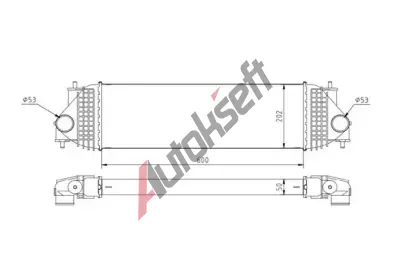 QWP Chladi� vzduchu intercooler QWP WIC175, WIC175