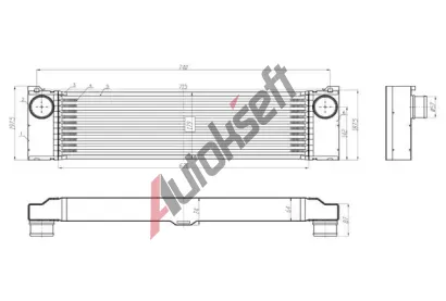 QWP Chladi vzduchu intercooler QWP WIC177, WIC177