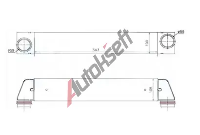 QWP Chladi� vzduchu intercooler QWP WIC181, WIC181