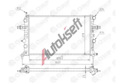 QWP Chladi� vody QWP WRA117, WRA117