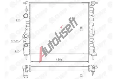 QWP Chladič vody QWP WRA121, WRA121 QWP Chladič vody QWP WRA121, WRA121