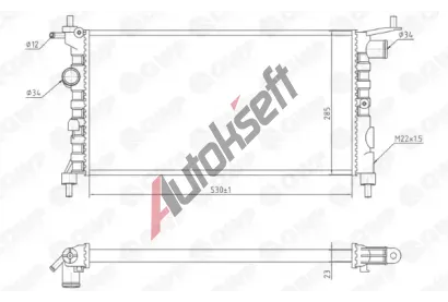QWP Chladi vody QWP WRA123, WRA123