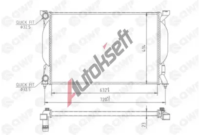QWP Chladi vody QWP WRA125, WRA125