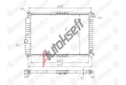 QWP Chladič vody QWP WRA134, WRA134 QWP Chladič vody QWP WRA134, WRA134