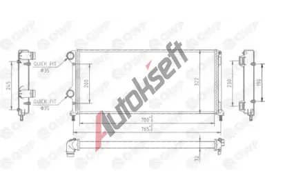 QWP Chladi� vody QWP WRA138, WRA138