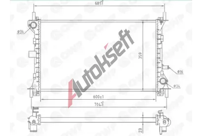 QWP Chladi� vody QWP WRA145, WRA145