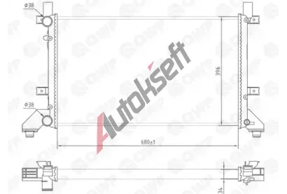 QWP Chladič vody QWP WRA148, WRA148 QWP Chladič vody QWP WRA148, WRA148
