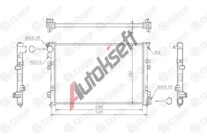 QWP Chladi vody QWP WRA150, WRA150