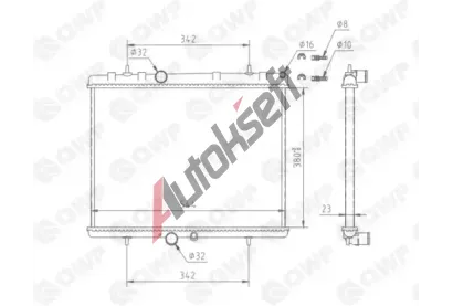 QWP Chladič vody QWP WRA153, WRA153 QWP Chladič vody QWP WRA153, WRA153