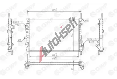 QWP Chladi� vody QWP WRA156, WRA156