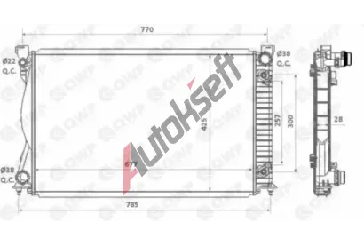 QWP Chladi vody QWP WRA205, WRA205