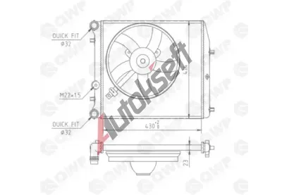 QWP Chladi� vody QWP WRA206, WRA206