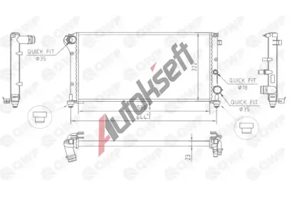 QWP Chladi� vody QWP WRA208, WRA208