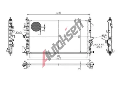 QWP Chladi vody QWP WRA262, WRA262