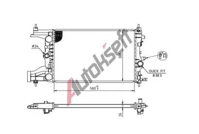 QWP Chladi vody QWP WRA263, WRA263
