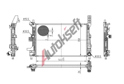 QWP Chladi vody QWP WRA274, WRA274