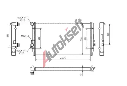 QWP Chladi vody QWP WRA286, WRA286