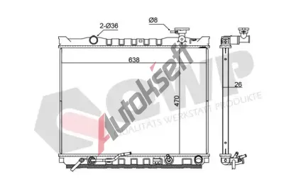 QWP Chladi vody QWP WRA378, WRA378