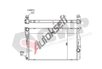 QWP Chladič vody QWP WRA393, WRA393 QWP Chladič vody QWP WRA393, WRA393