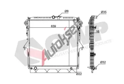 QWP Chladič vody QWP WRA395, WRA395 QWP Chladič vody QWP WRA395, WRA395