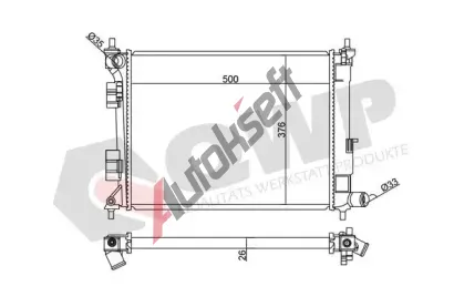 QWP Chladi vody QWP WRA396, WRA396