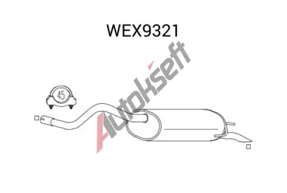 QWP Zadn tlumi vfuku QWP wex9321, wex9321