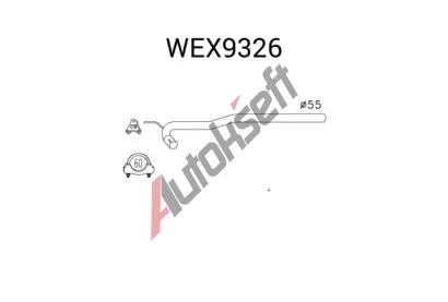 QWP Vfukov trubka QWP wex9326, wex9326