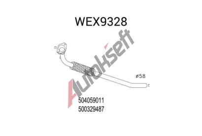 QWP Vfukov trubka QWP wex9328, wex9328