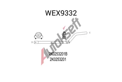 QWP Vfukov trubka QWP wex9332, wex9332